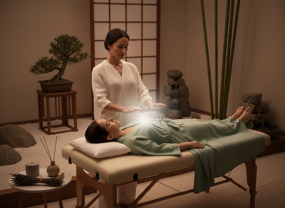 Remote Reiki healing session and sovereign alignment consultation with The Scarlet Penman, The Naked Lotus.